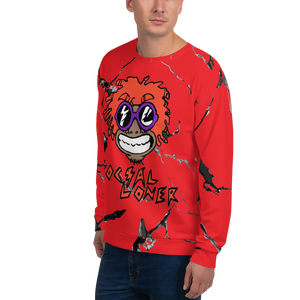 Mumble Rap Red Marble Unisex Sweatshirt