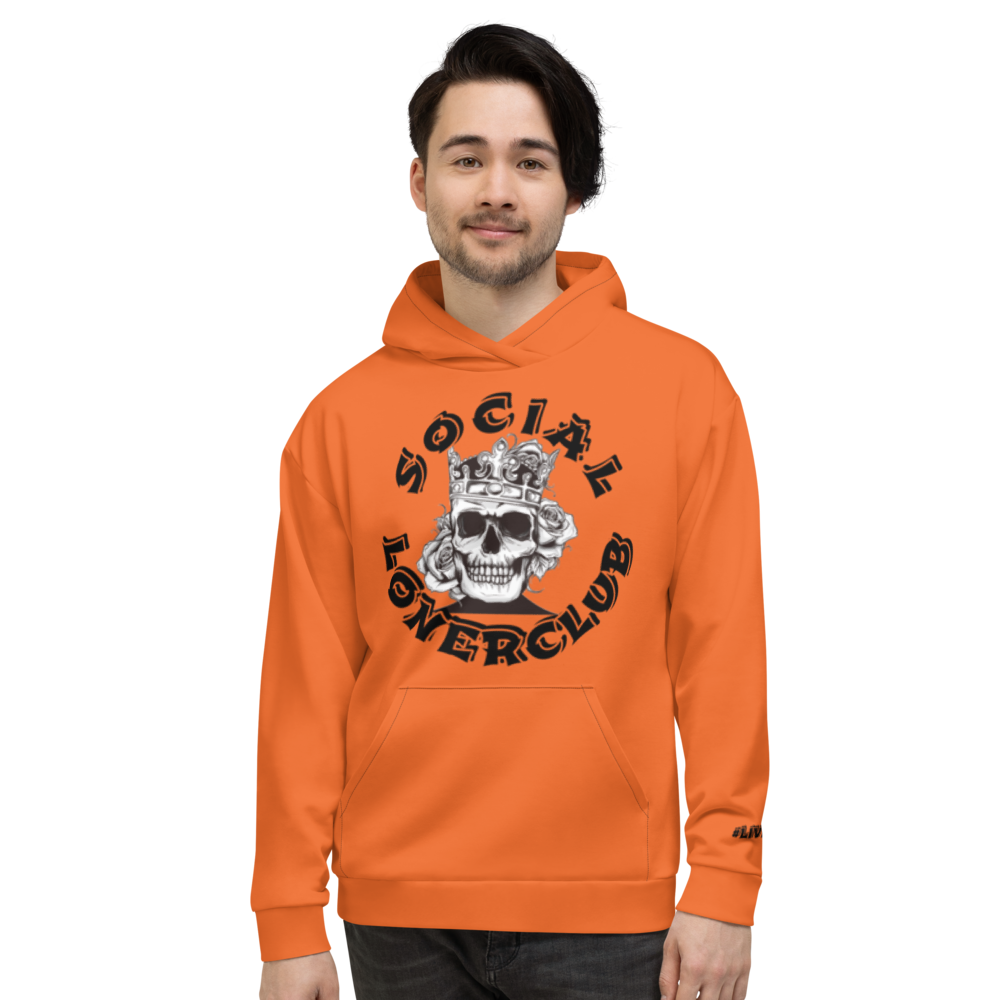 Crown Holder 2020 All Over Orange Unisex Hoodie