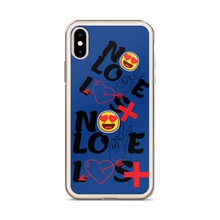 No Love Lost Blue iPhone Case