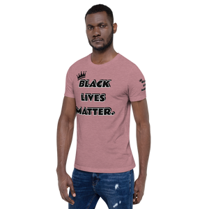 BLM (Black Font) Short-Sleeve Unisex T-Shirt