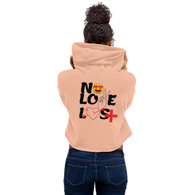 No Love Lost Logo Crop Hoodie