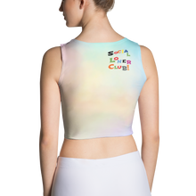 Rainbow SLC Cotton Candy All-Over Crop Top