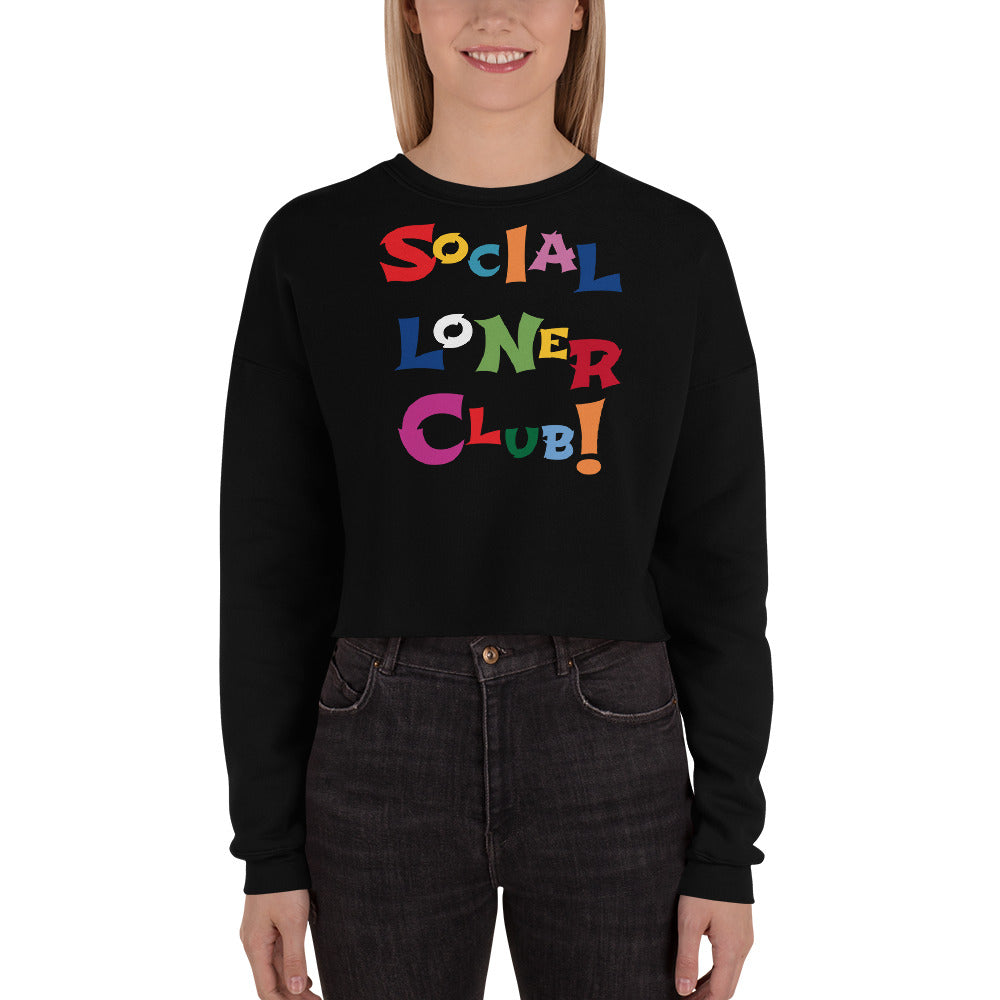 SLC Women's Rainbow Crop Sweatshirt