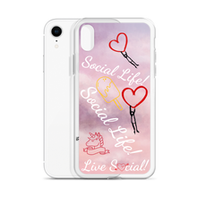 Social Life Clouds Pink iPhone Case