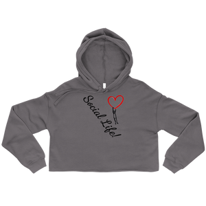 No Love Lost "Social Life" Crop Hoodie