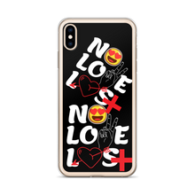 No Love Lost Black iPhone Case