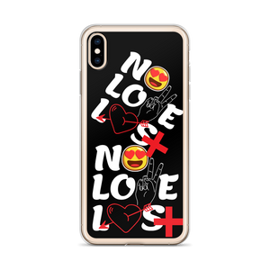 No Love Lost Black iPhone Case