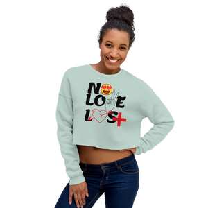 No Love Lost Logo Crop Sweatshirt