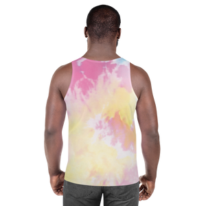 Mumble Rap Tie Dye All-Over Print Unisex Tank Top