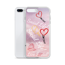 Social Life Clouds Pink iPhone Case