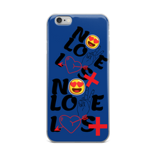 No Love Lost Blue iPhone Case
