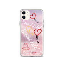 Social Life Clouds Pink iPhone Case