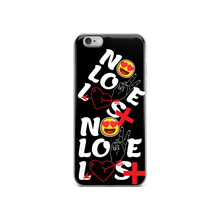 No Love Lost Black iPhone Case