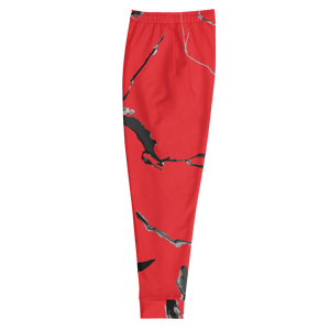 King of the Jungle Red Marble Unisex Joggers