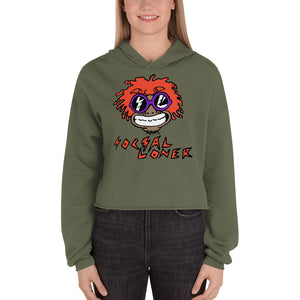 Mumble Rap Women's Crop Hoodie