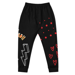 Freestyle V1. Black Unisex Joggers