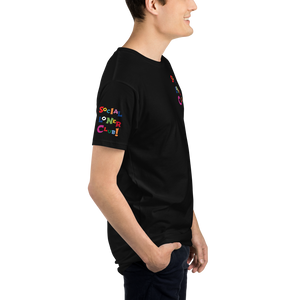 SLC Rainbow Left Chest & Back Logo Long Body Fly Tee