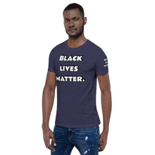 BLM (white font) Short-Sleeve Unisex T-Shirt