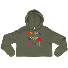 SLC Women's Rainbow Crop Hoodie