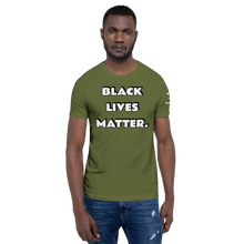 BLM (white font) Short-Sleeve Unisex T-Shirt