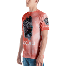 King Of The Jungle Coral All - Over Men's T-shirt