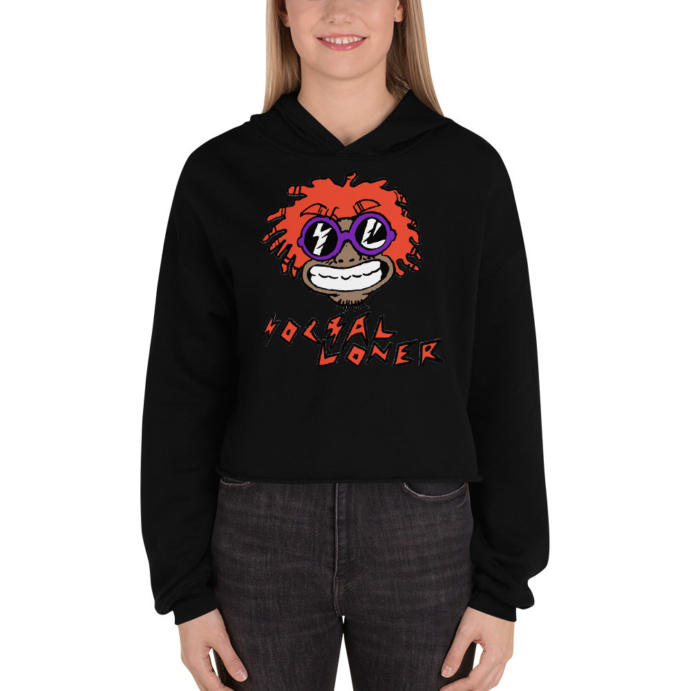 Mumble Rap Women's Crop Hoodie