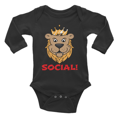 Young King Infant Long Sleeve Bodysuit in Multiple Colors