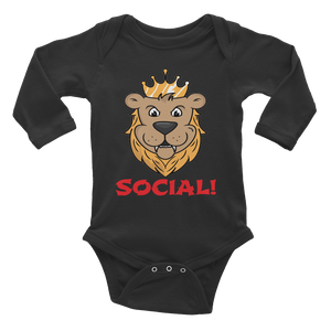 Young King Infant Long Sleeve Bodysuit in Multiple Colors