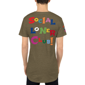 SLC Rainbow Left Chest & Back Logo Long Body Fly Tee