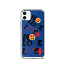 No Love Lost Blue iPhone Case
