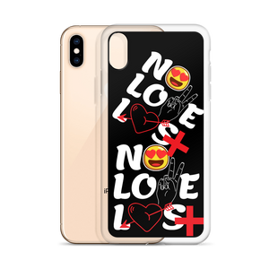 No Love Lost Black iPhone Case