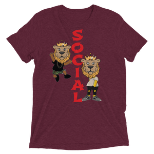 Young King Double Trouble Unisex Short sleeve Tri-blend t-shirts in various Colors