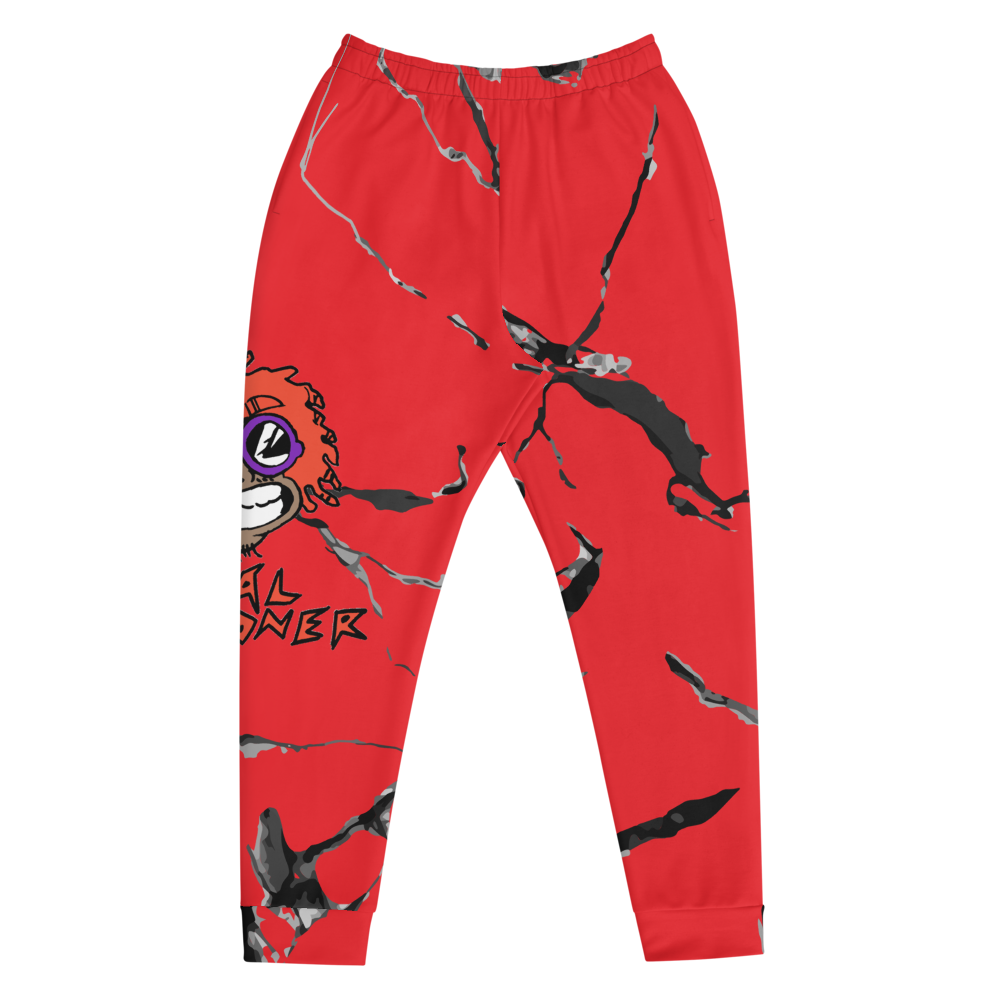 Mumble Rap Red Marble Unisex Joggers