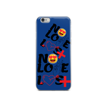 No Love Lost Blue iPhone Case
