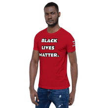 BLM (white font) Short-Sleeve Unisex T-Shirt