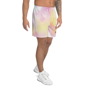 Mumble Rap Tie Dye All-Over Men's Athletic Long Shorts