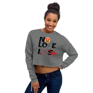 No Love Lost Logo Crop Sweatshirt