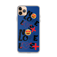 No Love Lost Blue iPhone Case