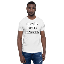 BLM (white font) Short-Sleeve Unisex T-Shirt