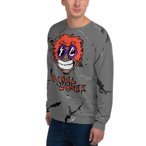 Mumble Rap Grey Marble Unisex Sweatshirt