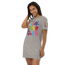 SLC RAINBOW DRIP Organic cotton t-shirt dress