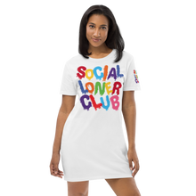 SLC RAINBOW DRIP Organic cotton t-shirt dress