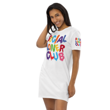 SLC RAINBOW DRIP Organic cotton t-shirt dress