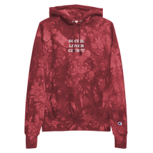 SLC!! Unisex Champion tie-dye Mulled Berry Hoodie