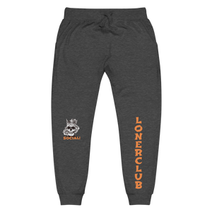 Crown Holder Orange Font Unisex Joggers