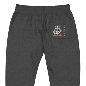 Crown Holder Orange Font Unisex Joggers