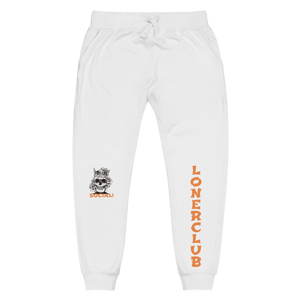 Crown Holder Orange Font Unisex Joggers