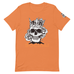 Crown Holder Orange Font Unisex T-Shirt