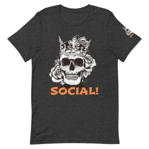 Crown Holder Orange Font Unisex T-Shirt