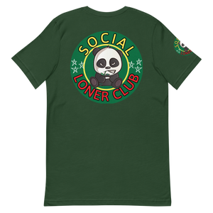 Green Panda Various Colors Unisex Tee